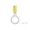Te Connectivity Ring Terminal, 1/2 in Stud Size, 14 AWG, 300 V, Nylon Insulated, Yellow 35316 - alternate 4